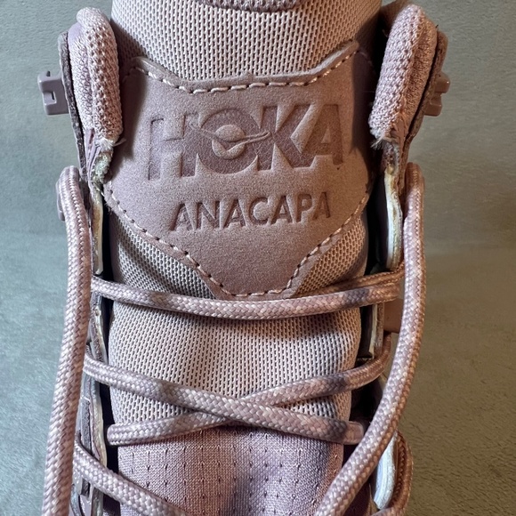 HOKA ANACAPA Mid Gore-Tex Waterproof Hiking Unisex Shoe Boot Peach Sz 13W/ 11.5M - Picture 14 of 16